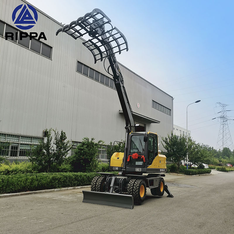 9 ton wheeled excavator
