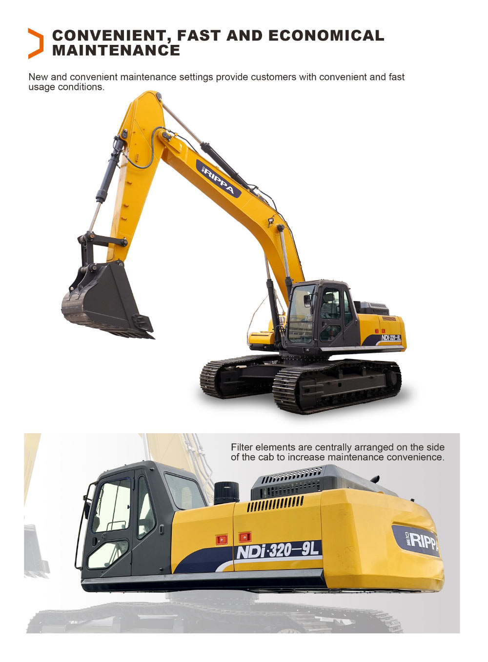 NDI 320 Large excavator