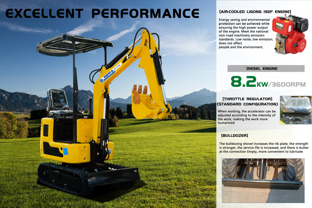 Mini excavators for home 1ton Mini excavators for home 1ton