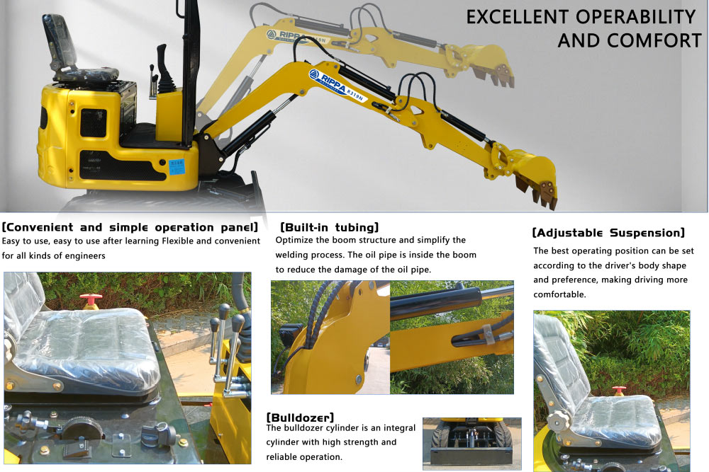 Mini excavators for home 1ton Mini excavators for home 1ton