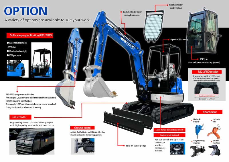 Mini excavator RIPPA R32 PRO Mini excavator RIPPA R32 PRO